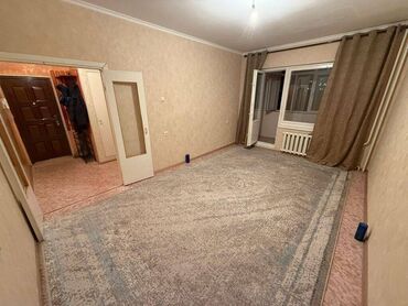 квартира бишкек аренда долгосрочно 1 комнатную: 1 бөлмө, 34 кв. м, 105-серия, 5 кабат, Косметикалык ремонт
