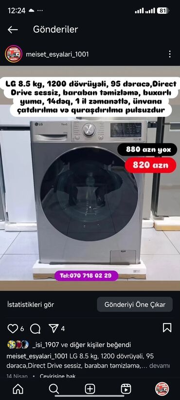 Paltaryuyan maşınlar: Paltaryuyan Anbardan satiş.Qimətlər aşagida qeyd olunub.Ünvana — 111