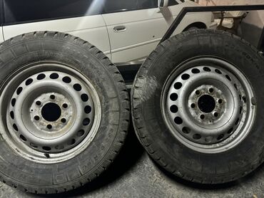 15 диски на мерс: 235/65R16 C на Mercedes РЭКС Прошу 12000 за пару без шишек не криво