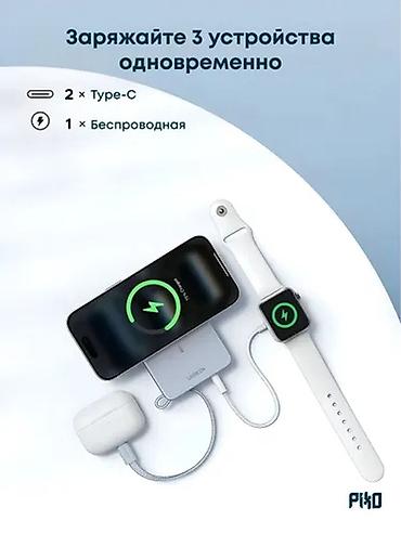 Внешние аккумуляторы: Ugreen Qi2 Magnetic Wireless Power Bank модель:ugreen pb772 — 4