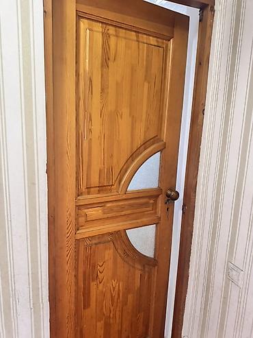 шкаф купе б: Межкомнатная дверь, Б/у, Со стеклом, Деревянная, Распашная, цвет - Коричневый — 3