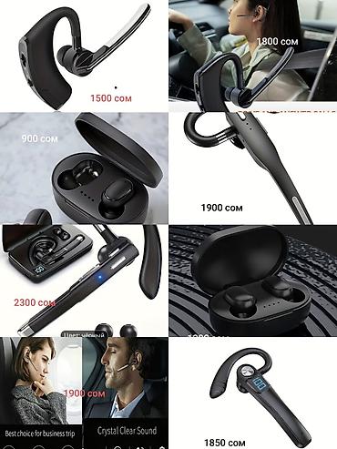 Наушники: Bluetooth-гарнитура моно, цвет: черный Основные особенности: - — 1