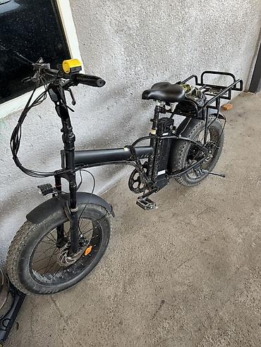 электро велик u2: Складной электровелосипед с жирными колесами (fat bike), 20" Основные — 2