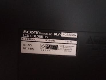 katv tv: Sony BRAVIA KLV-40S550A LCD televizor - Ekran: 40 düym (102 sm) əla — 3