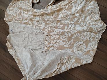 bluz: AmiSu qadın bluzası - Model: örtməli (wrap) dizaynlı, ön hissədə — 2