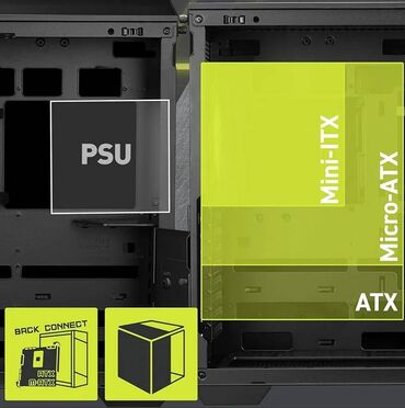 Korpuslar: MSI Gaming Case MAG PANO 100R PZ Black / White • Üst, yan və alt — 6