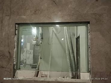 2 ci perde: Güllə kecirtməyən şüşə 1.20-80 qalinligi 4sm — 1
