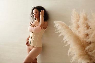 Бандажи, корсеты, корректоры: Майка корсет для похудения, после родов, для осанки, от боли в спине — 11