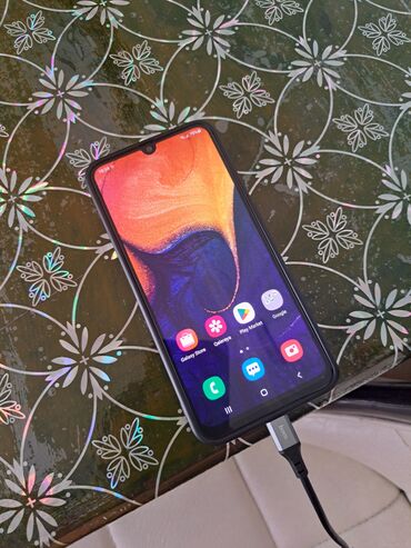 Samsung: Samsung Galaxy A50, 64 GB, rəng - Qara, Barmaq izi