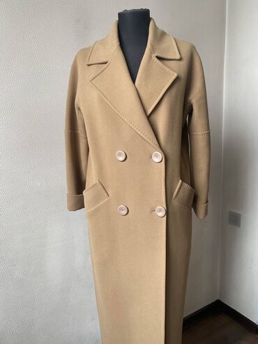 спартивный одежда: Пальто, Осень-весна, Кашемир, Длинная модель, L (EU 40)