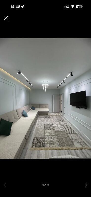 Продажа домов: 2 комнаты, 74 м², 106 серия улучшенная, 5 этаж, Дизайнерский ремонт