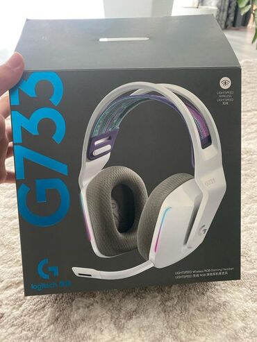 кольцевая лампа для наращивания ресниц: Игровая гарнитура Logitech G733 Lightspeed Wireless RGB (белая) -