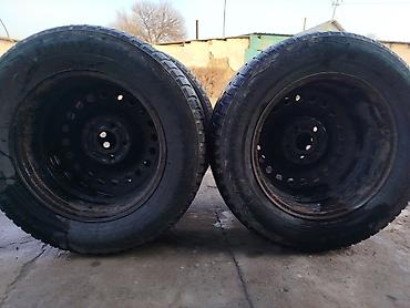 балон кышкы: Дөңгөлөктөр монтажда 215 / 65 / R 16, Кыш, Колдонулган, Комплект, Жеңил унаалар, Темир — 4