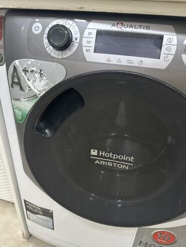 Paltaryuyan maşınlar: Paltaryuyan maşın Hotpoint Ariston, 7 kq, İşlənmiş, Avtomat, Qurutma var, Kredit yoxdur, Ünvandan götürmə