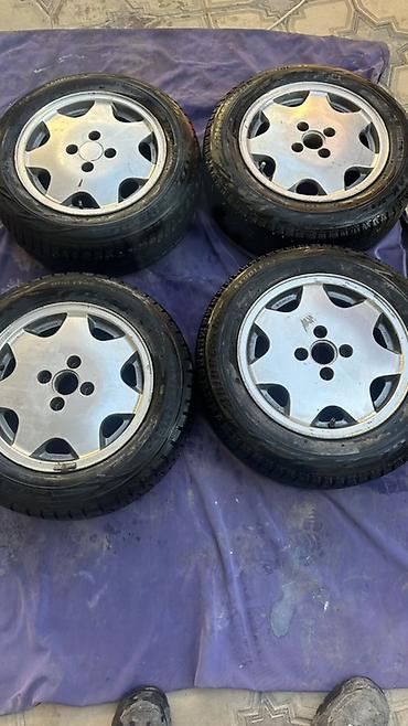 Комплект из 4 колёс в сборе: литые диски + зимние шины Bridgestone