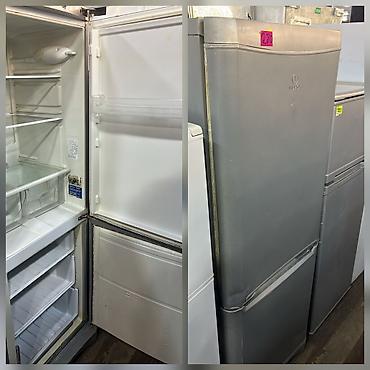 xaladelnik ev: Indesit ikiqapılı soyuducu - Rəng: gümüşü (inox üslubunda) - Aşağıda — 1