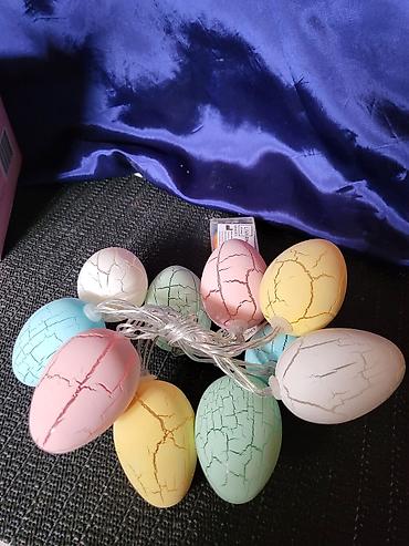 boho lusteri: Dekorativna jaja Livarno sa led sijalicama. Dekorativna nemacka jaja — 7