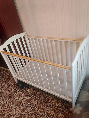 bunk bed: Детская кроватка с регулируемой боковиной - Материал: массив/МДФ — 2