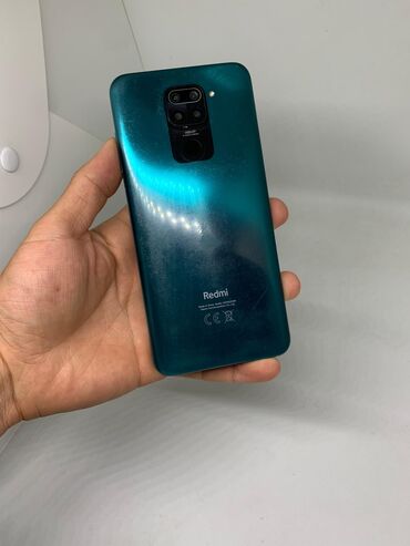 продаю комплект: Redmi, Redmi Note 9, Колдонулган, 64 ГБ, түсү - Жашыл, 2 SIM