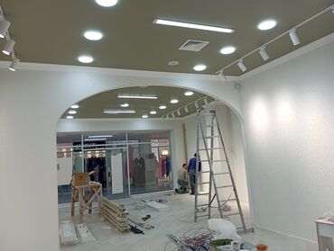 Təmir işləri: Daxili təmir və dekorasiya xidməti Paketə daxildir: - Gipsokarton — 8