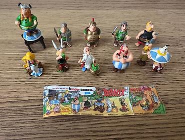 kinder oyuncaqlari: Kinder Surprise Asterix və Roma Komplekti + Original Vərəq | Vintage — 1