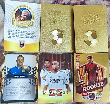 card: Коллекция футбольных карточек — всего 71 штука. - Тематика: звезды — 2