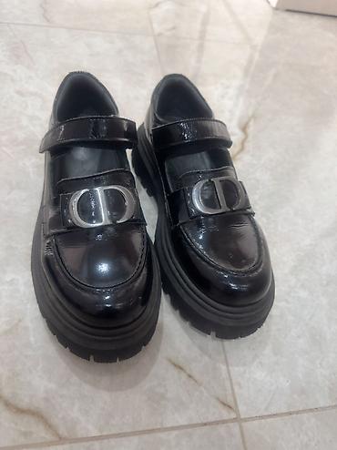 мокас: Лоферы, 35, Dior, Б/у, цвет - Черный — 1