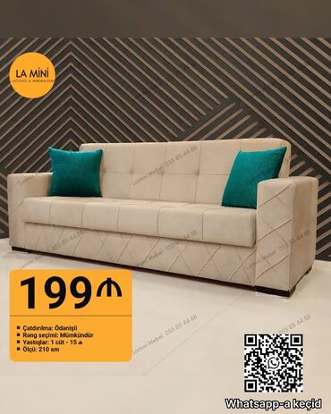 Divan, Açılmayan, Bazasız, Parça, Pulsuz çatdırılma
