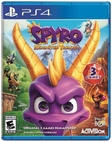 Игры для PlayStation: Оригинальный диск!!! PS4 Spyro Reignited Trilogy - красочное
