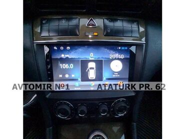 şit üstü monitor: Mercedes-Benz W203 2008 android monitor DVD-monitor ve android