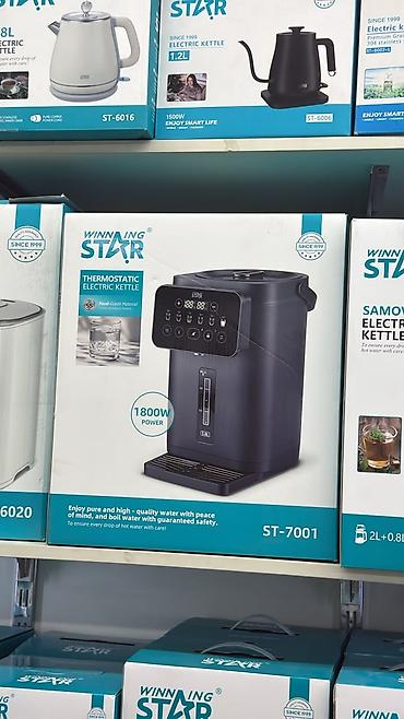 kettle: Термопот/термостойкий электрочайник Winning Star ST-7001 - Мощность — 1