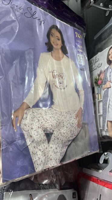 Пижамы: Пижама, Хлопок, Турция, Все размеры — 8