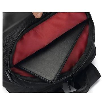 Futrole i torbe za laptopove: Ruksak za laptop sa ojačanom prednjom pločom - Moderan crni dizajn sa — 8