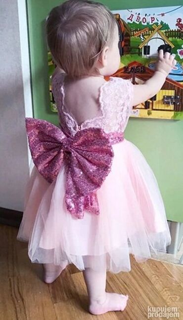 Haljine: Svecana haljina haljine za bebe decu decijaHALJINA + velika mašna — 11