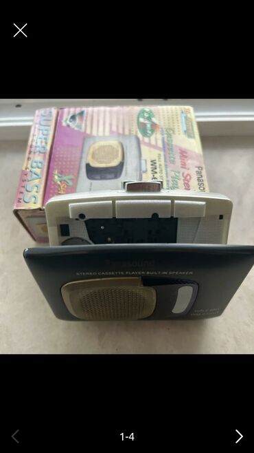 sabvufer qutusu: MP3 player satılır.Kaset ilə oxunur.Qutusu var.Səliqəli qalıbdır.Real