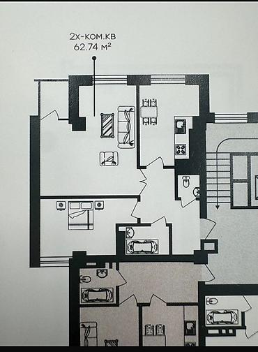 студия звукозапись: Элитка, 2 комнаты, 63 м² — 2