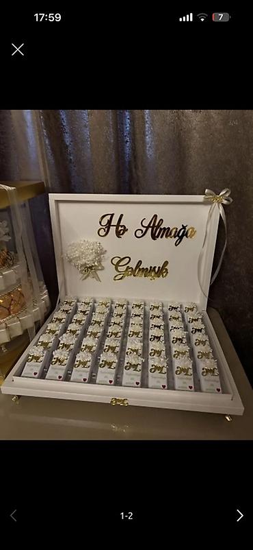 şaxta baba oyuncagi: Hədiyyə qutusu, Yeni, rəng - Ağ, Ödənişli çatdırılma — 5