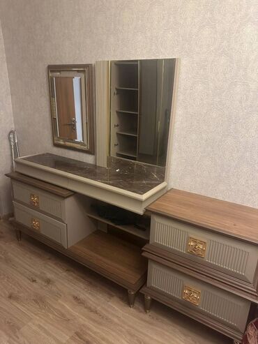 Yataq otağı dəstləri: İkinəfərlik çarpayı, 2 tumba, Termo, Dolab, Türkiyə, İşlənmiş — 7