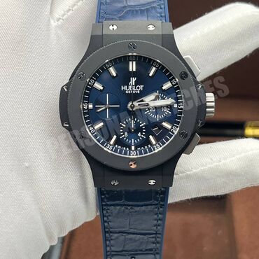 швейцарские часы hublot: Hublot Big Bang Steel Blue ◾️Премиум качество ◾️Диаметр 44 мм