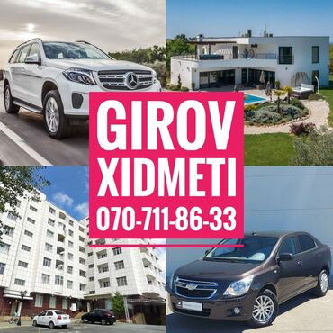 Başqa xidmətlər: Avto Kredit ve Dasinmaz Emlak Girovu. En minimal faiz derecesi ve en