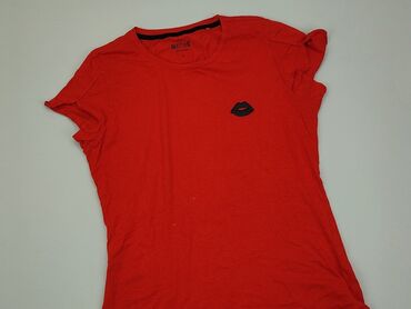 t shirty damskie czerwone: T-shirt, M, stan - Dobry
