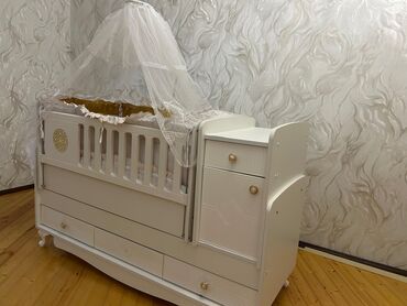 кроватки для новорожденных в баку: Tecili satilir. Bewik. matras bordik. Elave bir siribmiw dowekde
