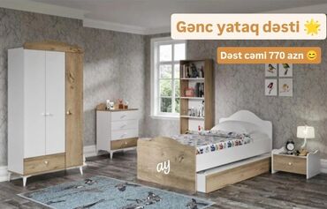 Çarpayılar: Oğlan və qız üçün, Təknəfərlik çarpayı, Dolab