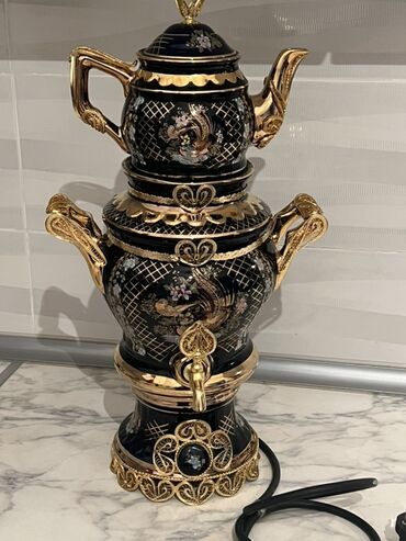 Samovarlar: Elektrikli samovar – dekorativ klassik dizayn - Material — 3