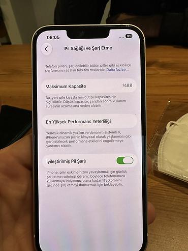 baku electronics sire ceken: IPhone 13, 128 GB, Ağ, Face ID — 5