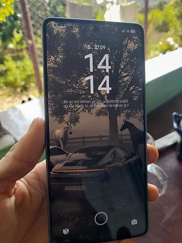 pes hesap satisi: Redmi 256 GB, rəng - Yaşıl, Barmaq izi — 2