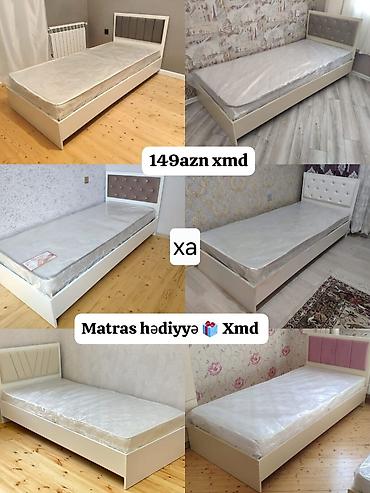 kravati: Tək nəfərlik çarpayı dəsti – matras hədiyyə. Sadə və zövqlü dizayna — 1