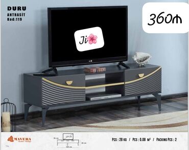 стеклянная тумба под телевизор: Turkiye istehsali🇹🇷 ✅Tv stendler Olcu 1.40 sm Hundurluk 50 sm( der