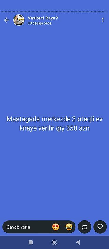 Digər: Kirayə ev Maştağa — 1