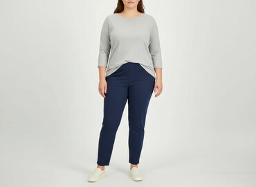 spodnie materiałowe duże rozmiary: Tchibo, Material trousers for women, size 5XL